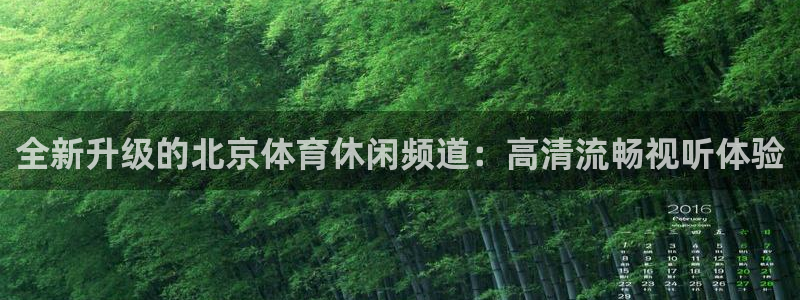 全新升级的北京体育休闲频道：高清流畅视听体验